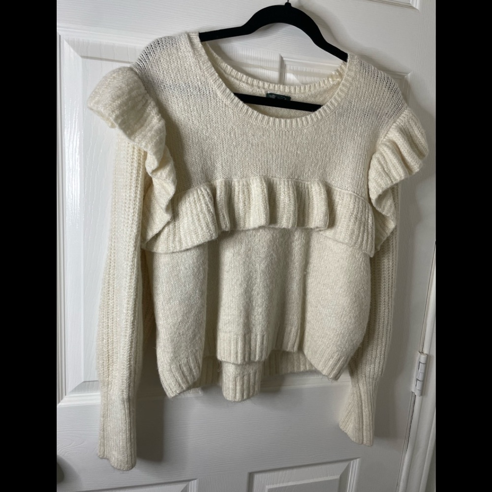 White womens sweater